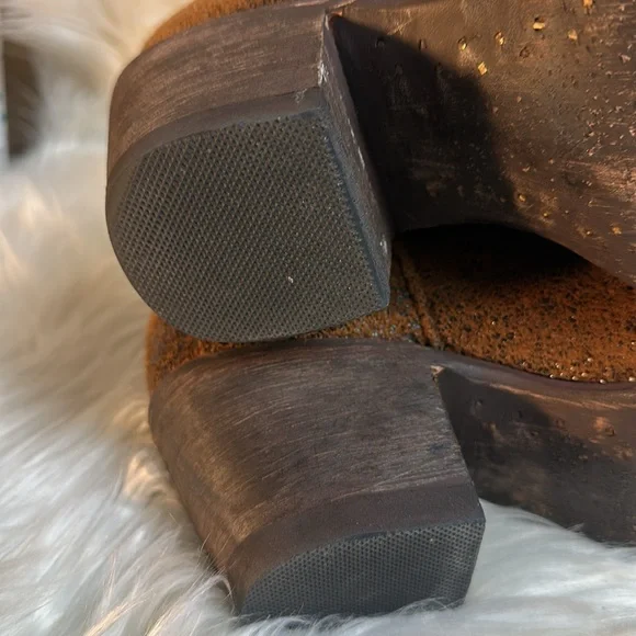 IDYLLWIND Miranda Lambert Western Brown Distressed Boots - Picture 8 of 12